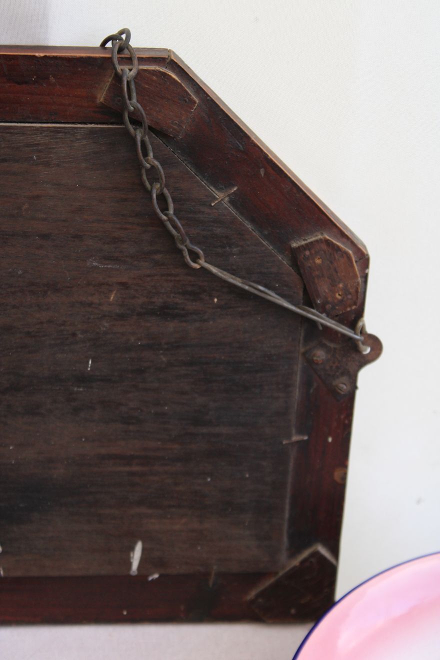 Wooden mirror