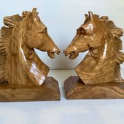 Paire de serre livres chevaux