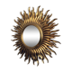 1950s witch's eye mirror in gold leaf "made in France"