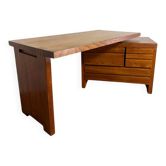 Pierre Chapo B19E Solid Elm Desk - Iconic 1960s Design