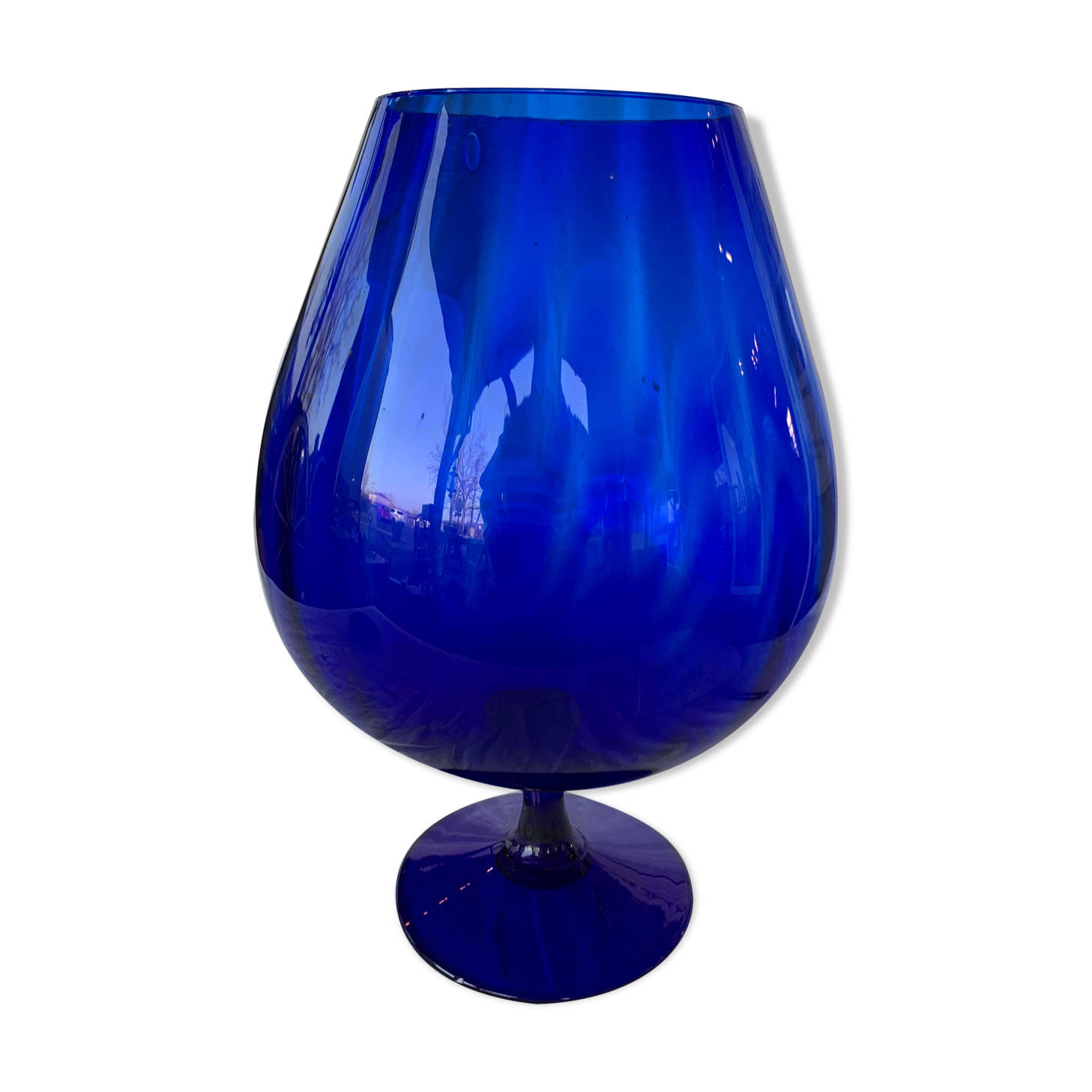 Glass used as a vase