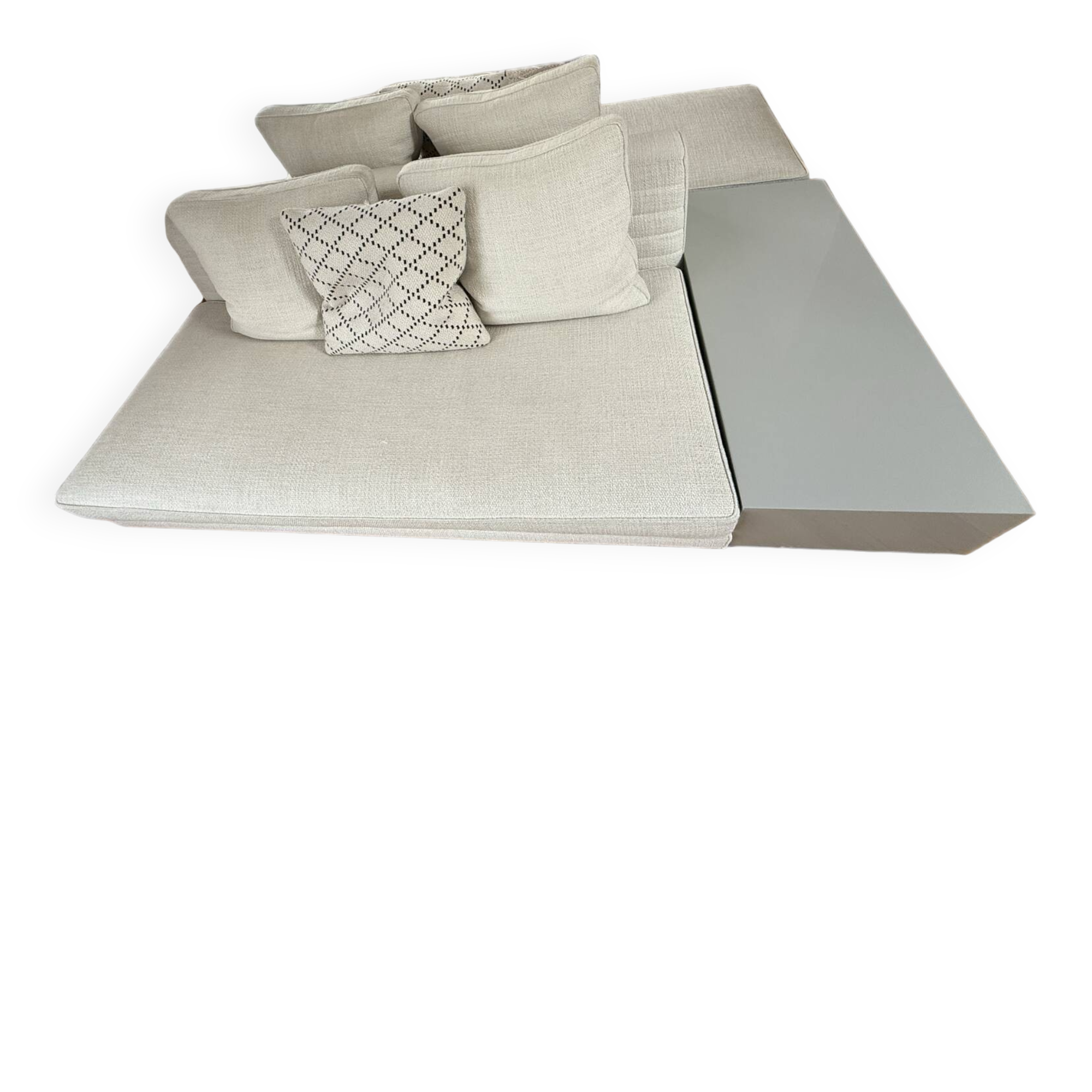 Luxury double-sided sofa Minotti