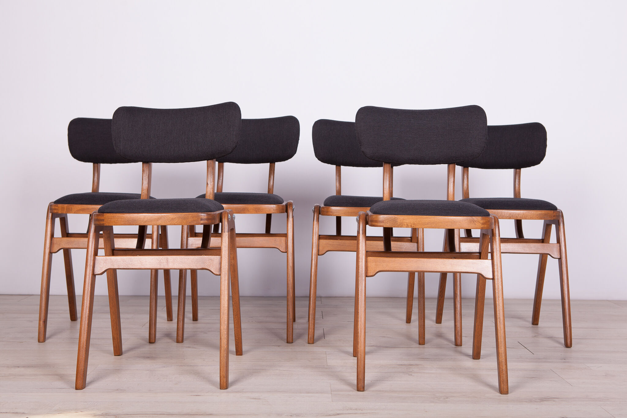 Ensemble de 6 chaises 1960s