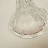 Paire de bougeoirs anciens en cristal