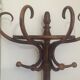 Door old wooden mantles in parrot style