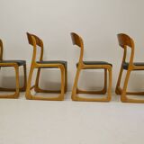 Set of 4 Baumann Traineau model chairs