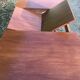 Scandinavian table vintage teak butterfly extension
