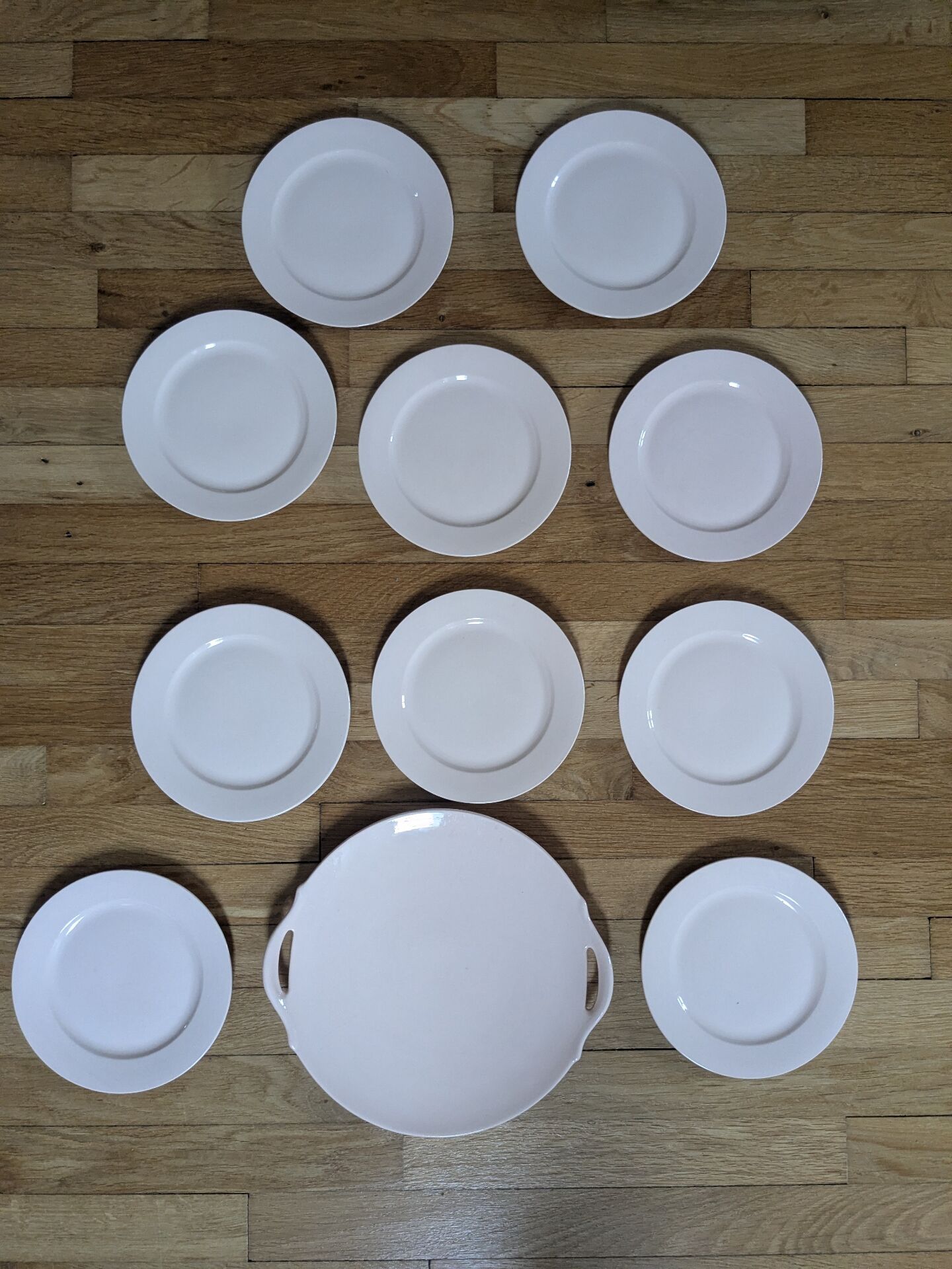 Dessert service Digoin Sarreguemines