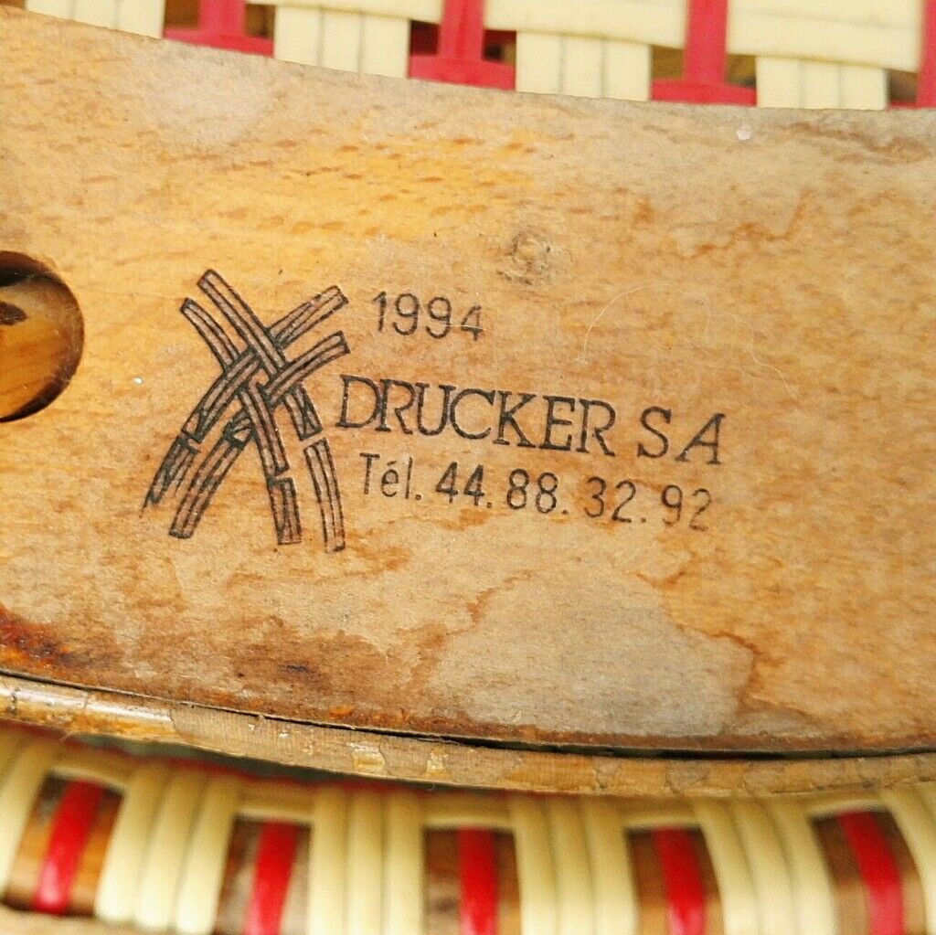 Pairs of Parisian bistro chairs Maison Drucker model Fouquet's N°2