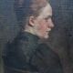 "Young Woman" Portrait Oil Painting