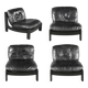 Suite de 4 Lounge chairs de Carl Straube pour Walter Knoll