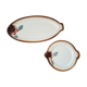 Assiettes et plat à poisson