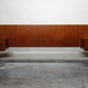 McIntosh vintage teak Scandinavian headboard, 1960