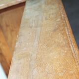 Oak fireplace mantel, Empire style.