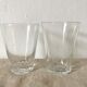 Verres à eau vintage dépareillés