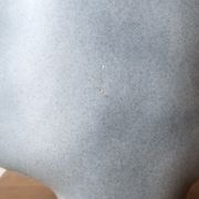 Vase de Yves Mohy en porcelaine Virebent, années 70