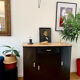 Black art deco cabinet