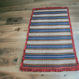 Large hand-woven rug