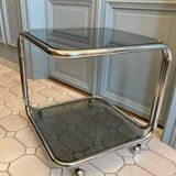 Table basse à double niveau des années 1970