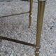 Brass and marble coffee table