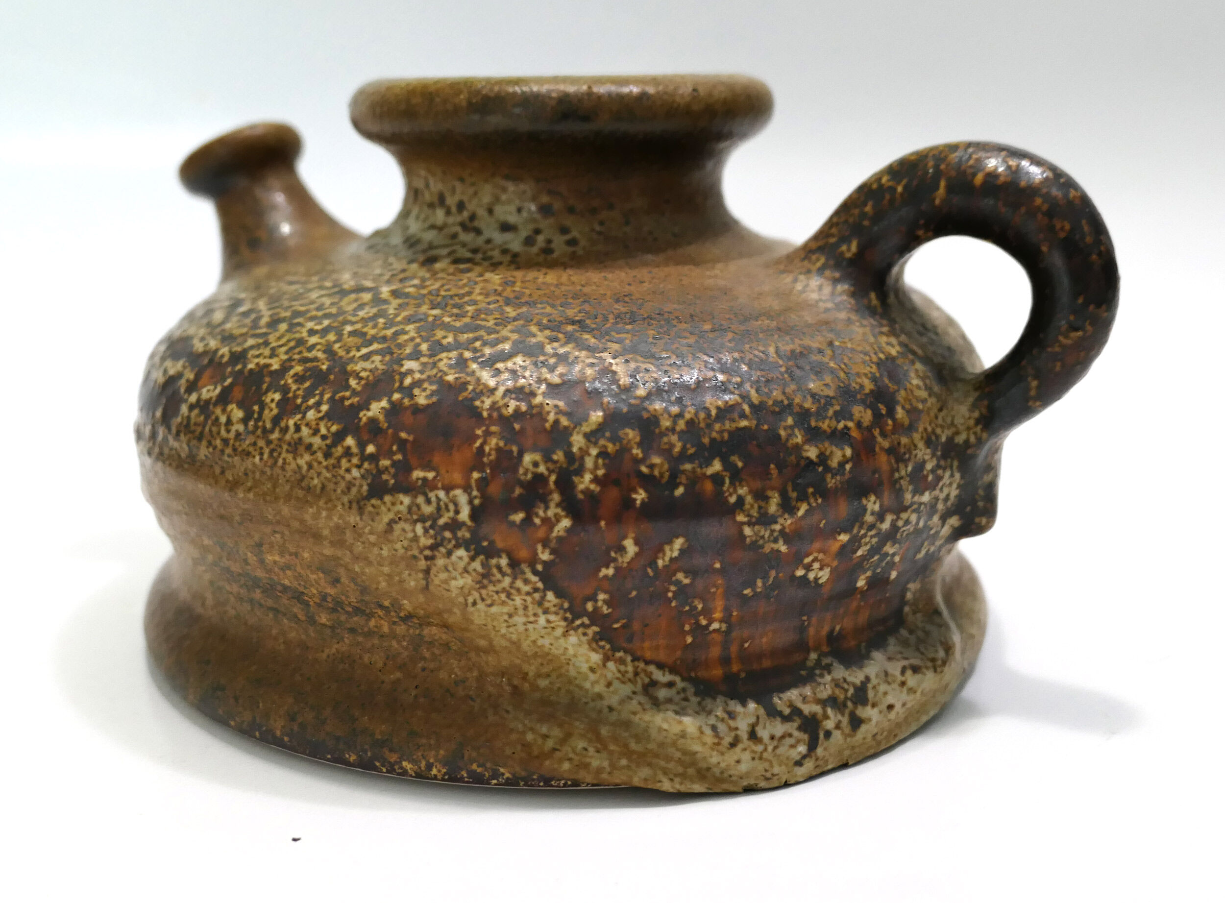Modernist brutalist ceramic pot 1960s