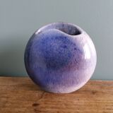 Blue ceramic lentil vase