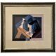 Juan Gris "Bol de fruits et journal, signature de l'auteur Lithographie offset