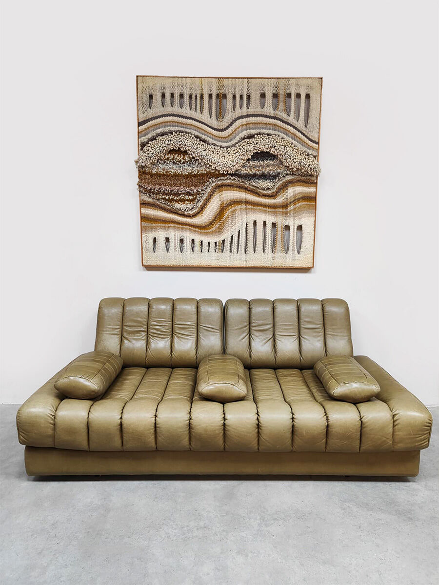 Vintage DS-85 leather daybed sofa De Sede