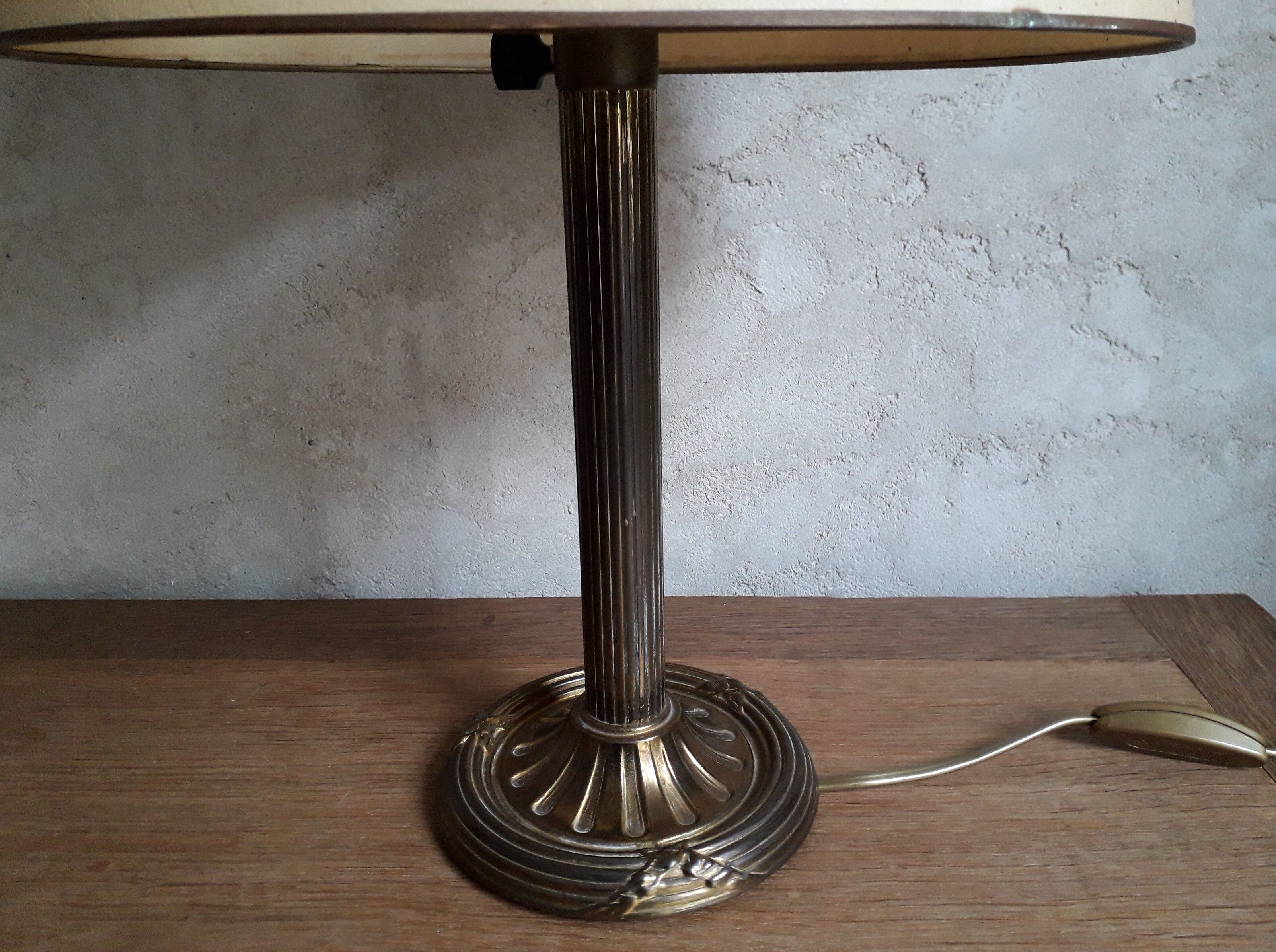 Old brass lamp