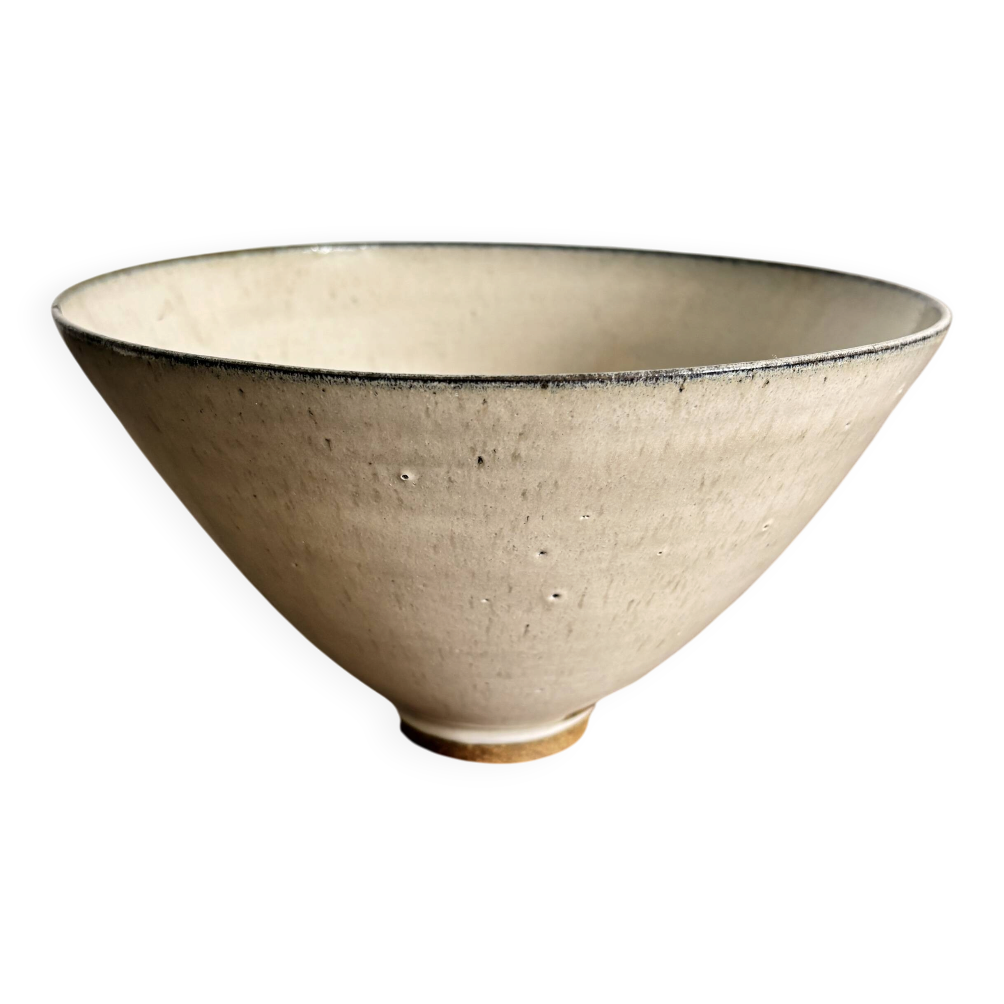 Grand bol / saladier en grès signé de Gustave Tiffoche - vintage