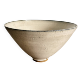 Grand bol / saladier en grès signé de Gustave Tiffoche - vintage