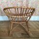 Children's rattan basket armchair