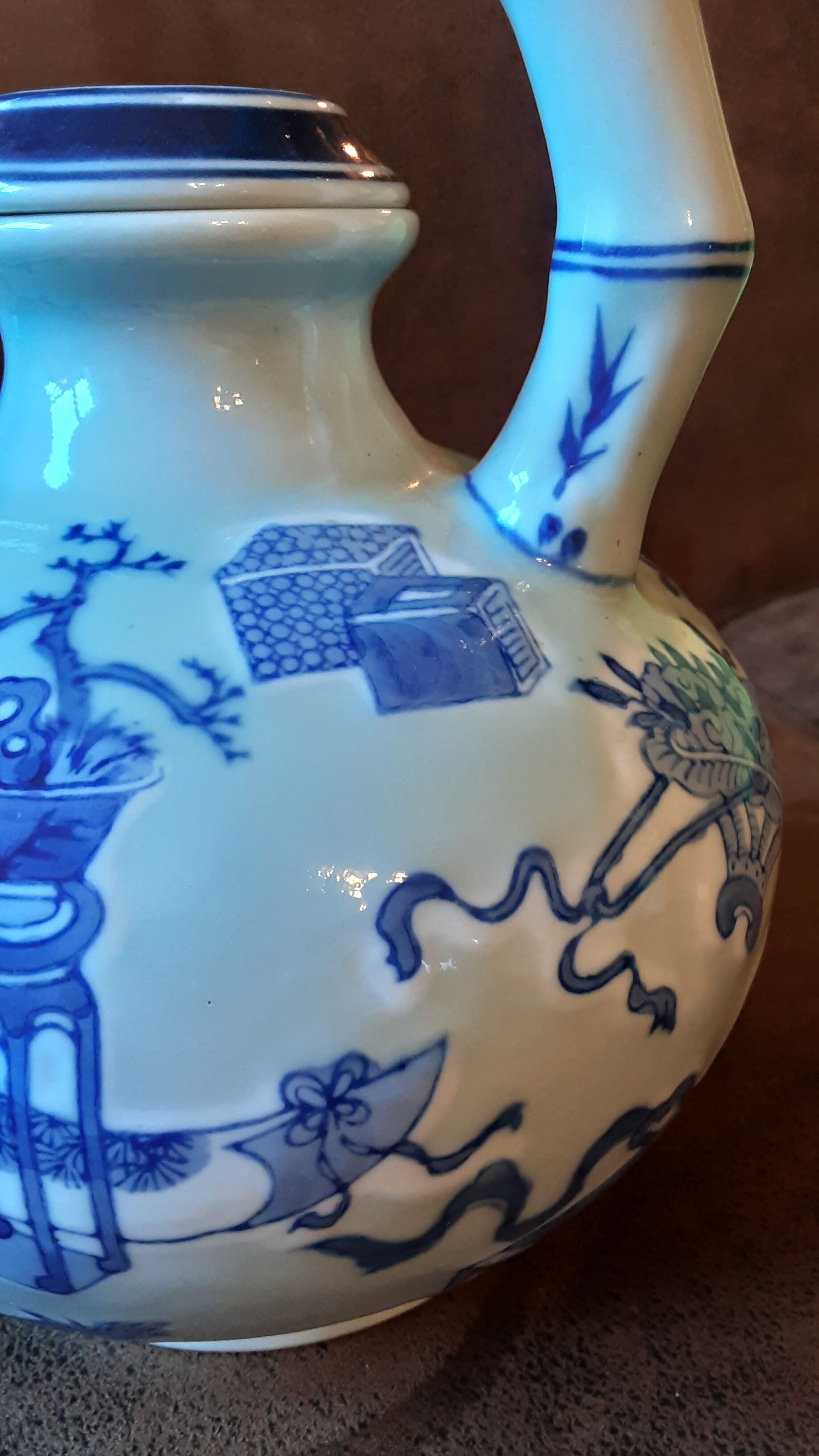 Large Asian teapot