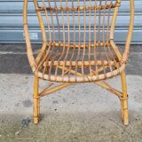 Rattan armchair 1960