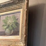Charming old painting: Bouquet of lily of the valley