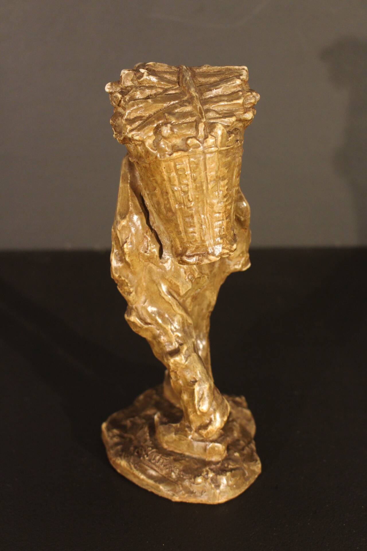 Sculpture en grès patiné de Wittmann et Mougin