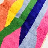 Colorful Boujaad Moroccan Berber rug 1.48x1.04m