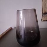 Blown glass vase by master glassmaker Claude Morin, 1978