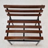 Set of 2 benches in teak, italy, 1960s