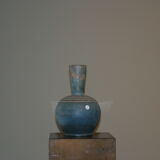 Duo of ceramic vases with Japanese decorations