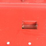 Red Tolix industrial style postal sorting locker