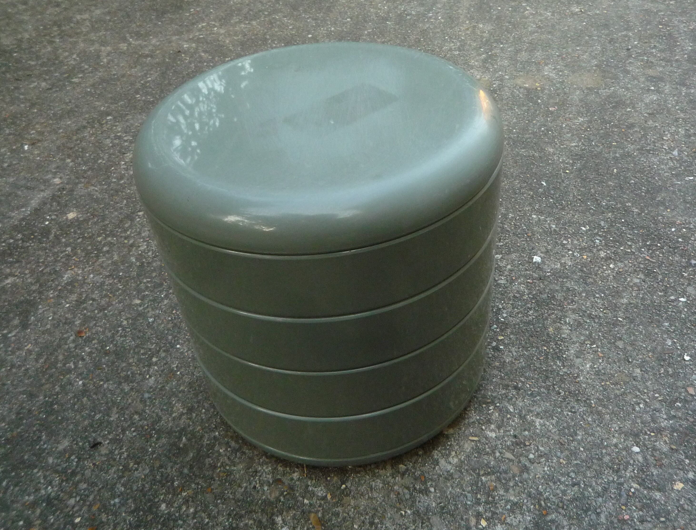 Multiplor 900 grey, Vintage storage box, Office organizer, Rino Pirovano, Rexite