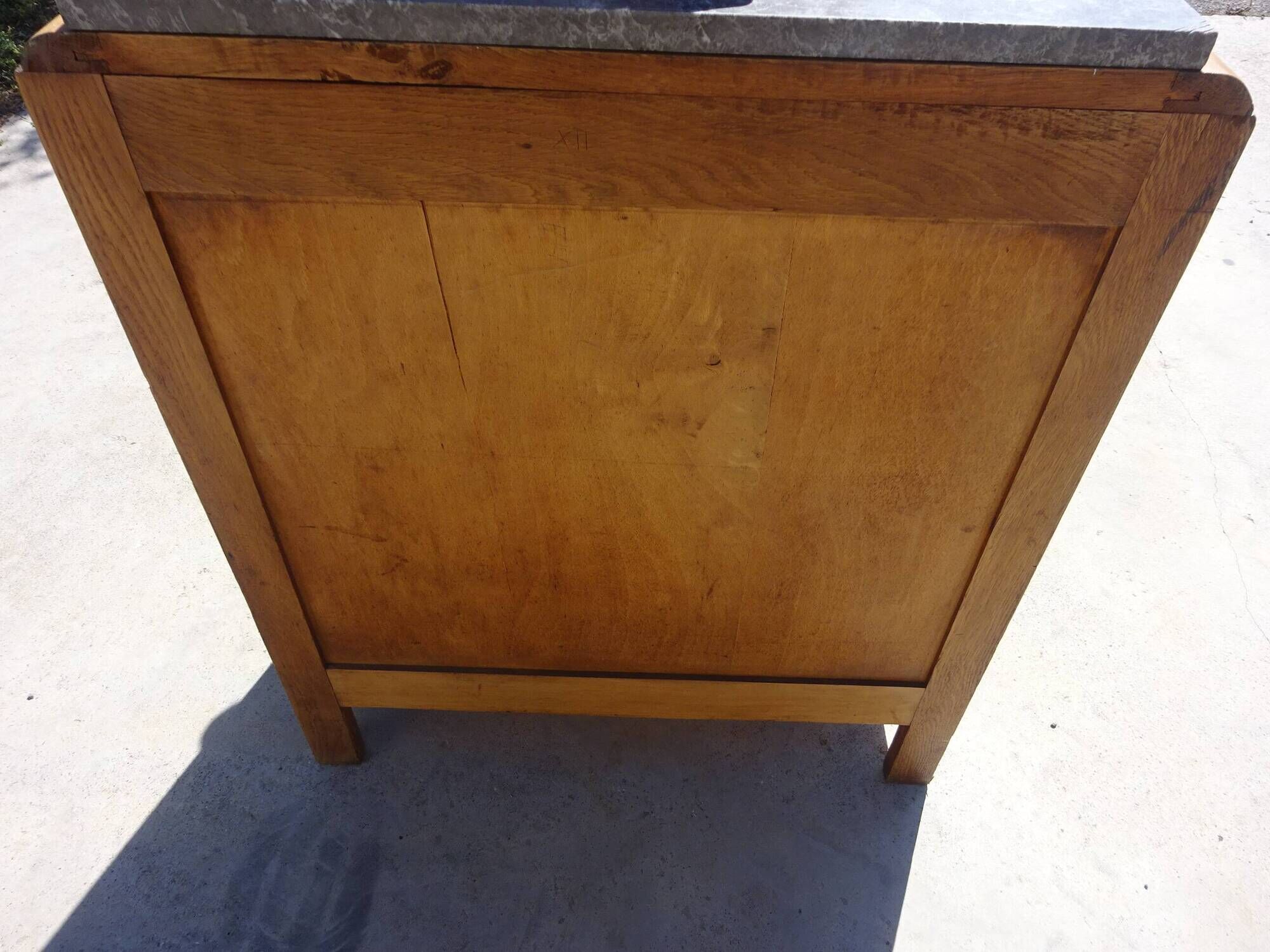 Small Art Deco piece of furniture, marble top.