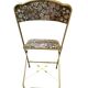 Chaises pliantes motif floral
