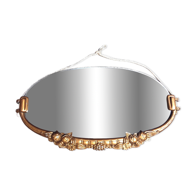 Miroir ovale Art Déco
