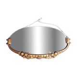Art Deco oval mirror