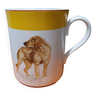 Mug jaune Griffon de Bretagne HERMES