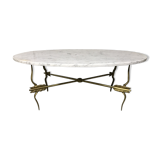 Table low brass marble 1950