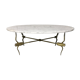 Table basse laiton marbre 1950