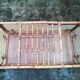 Rattan and bamboo coffee table